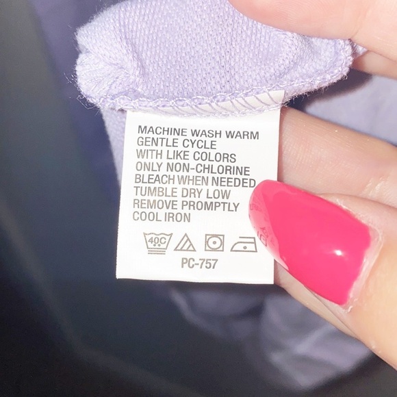 Van Heusen Studio Golf Purple Polo Shirt - Picture 6 of 9